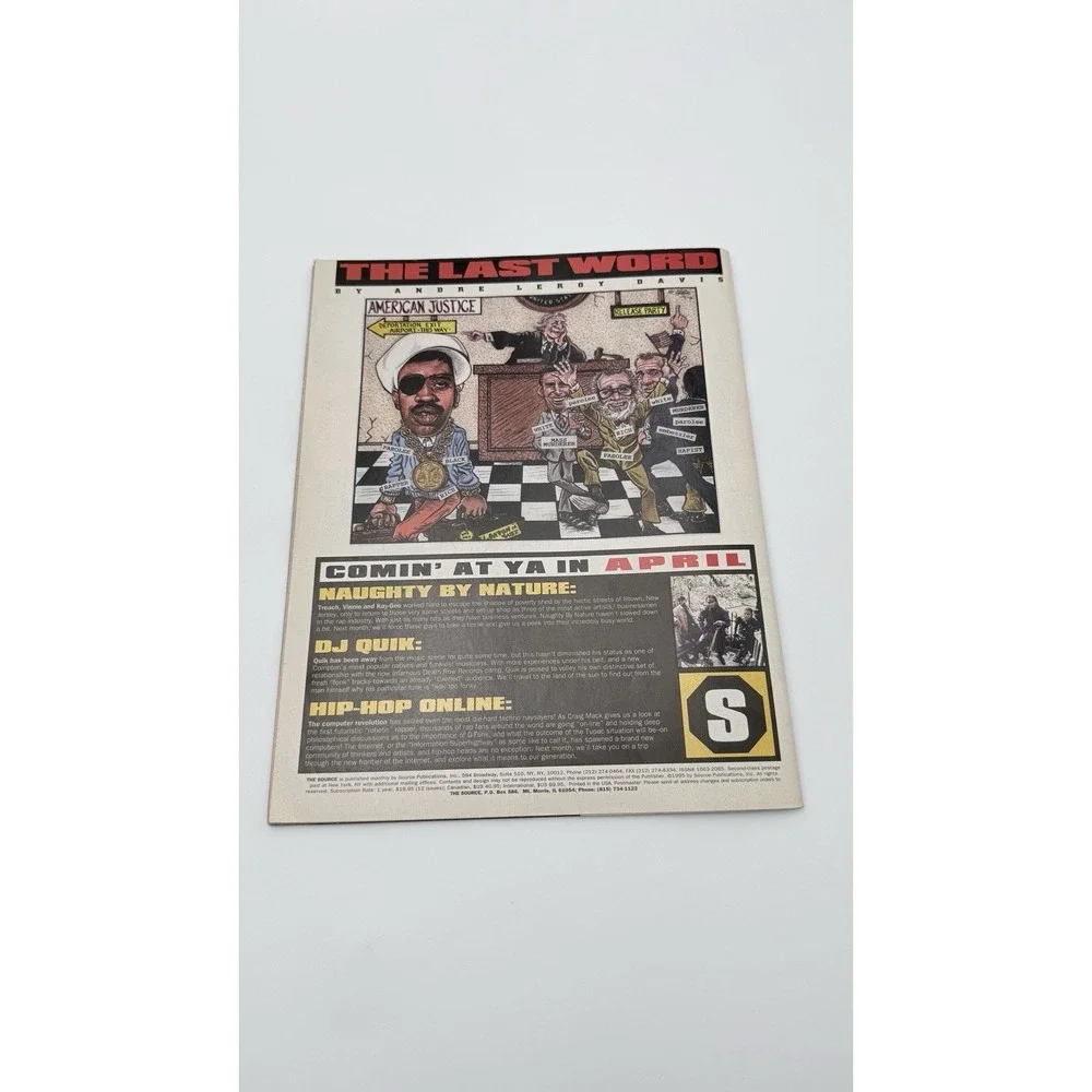 The Source Magazine - March 1995 #66 - Slick Rick cover